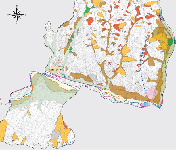 Comune di Compiano - Tavola di analisi territoriale ed ambientale